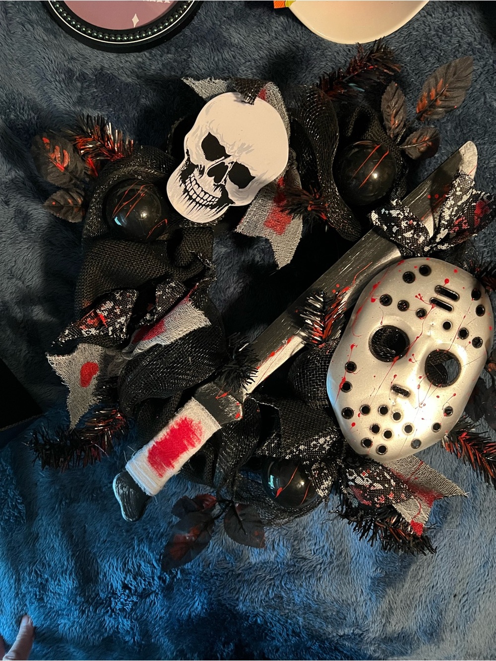 Friday the 13th Halloween Wreath